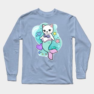 Pretty Purrmaid Long Sleeve T-Shirt